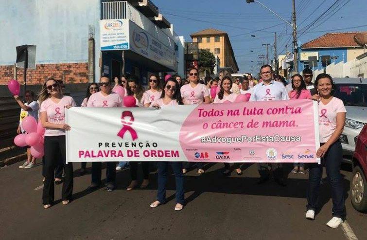 Passeata de conscientização em Jacarezinho aconteceu no dia 7 - Foto: Divulgação