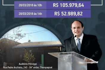 Leilão em Foz do Iguaçu