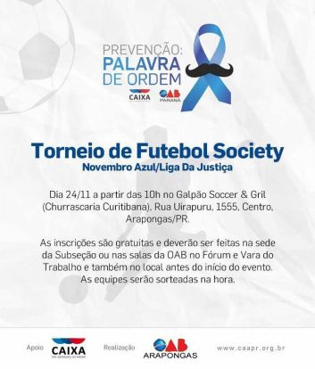 Futebol Novembro Azul